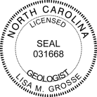  North Carolina Geologist Seal Trodat Stamp
